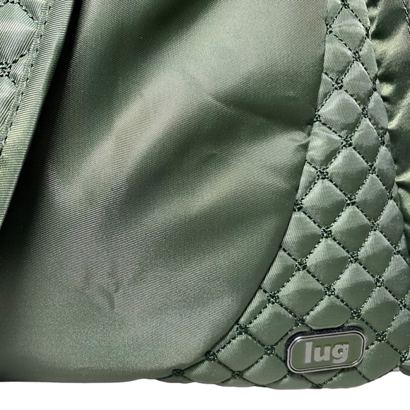 Lug Cartwheel & Drawstring Bag Overnight Bag Olive Green GUC Weekender Duffle - Picture 8 of 16